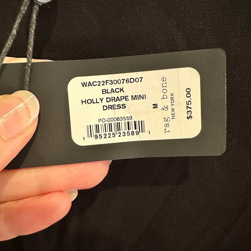 Rag & Bone Holly Wrap-Effect Ruched Stretch-Jerse… - image 6